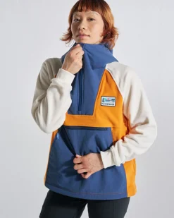 Damen Alexander Kapuzen-Polartec Fleece – Sunrise Orange