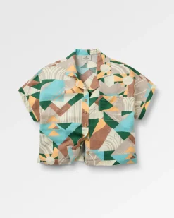 Damen Arden Linen Kurzarmhemd