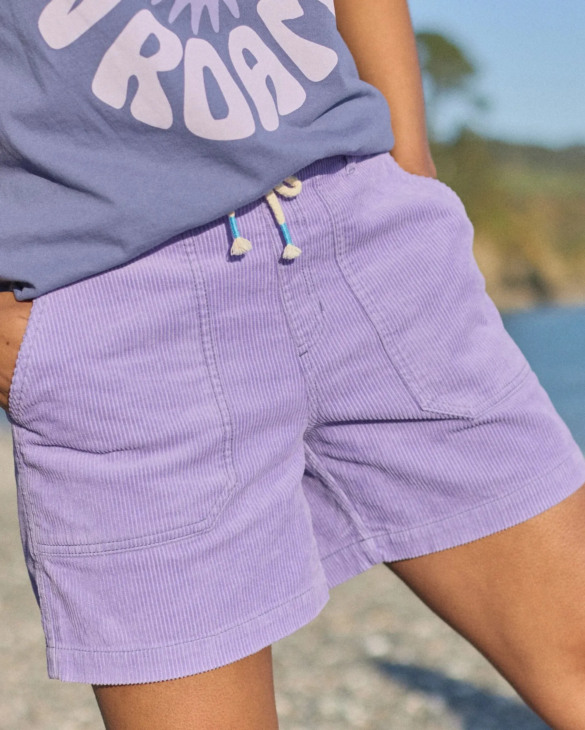 Damen Avian Natürliche Cord-Short