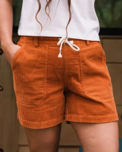 Damen Avian Natürliche Cord-Shorts