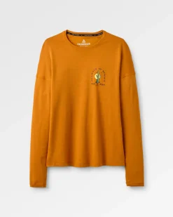 Damen Camp Wild Leichtes Merino-Mix Langarmshirt