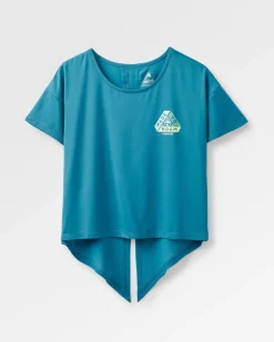 Damen Chakra Tie Back Active T-Shirt