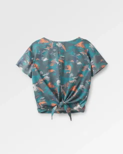 Damen Chakra Tie Back Active T-Shirt