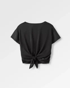 Damen Chakra Tie Back Aktiv T-Shirt