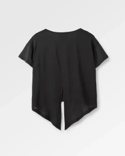 Damen Chakra Tie Back Aktiv T-Shirt