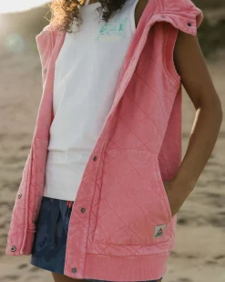 Damen Clementine Gestepptes Top