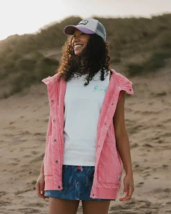 Damen Clementine Gestepptes Top