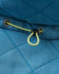 Damen Clementine Gestepptes Stehkragen-Top
