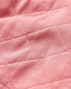 Damen Clementine Gestepptes Popper Up Hoodie