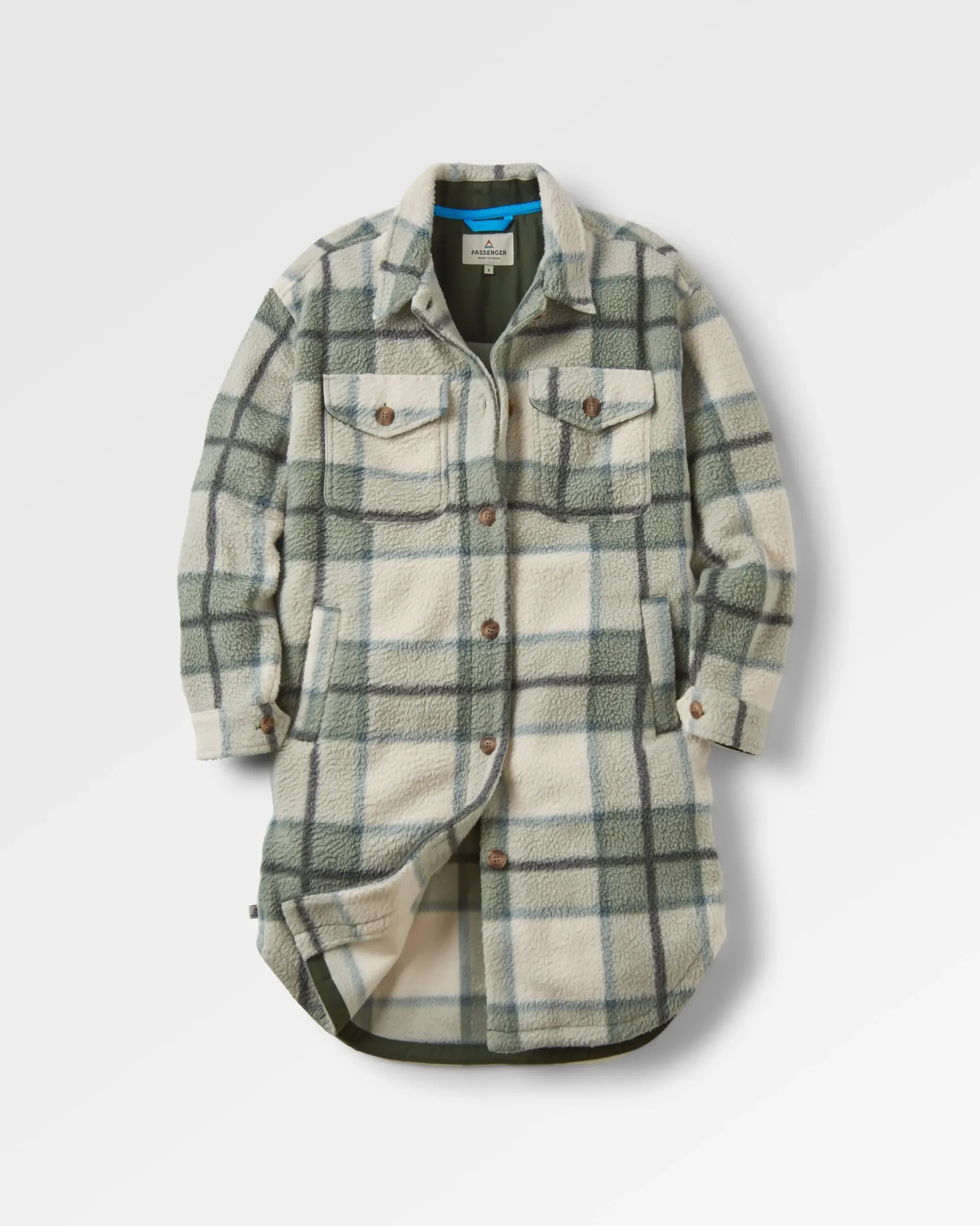 Damen Cloudy Sherpa Fleece Hemd