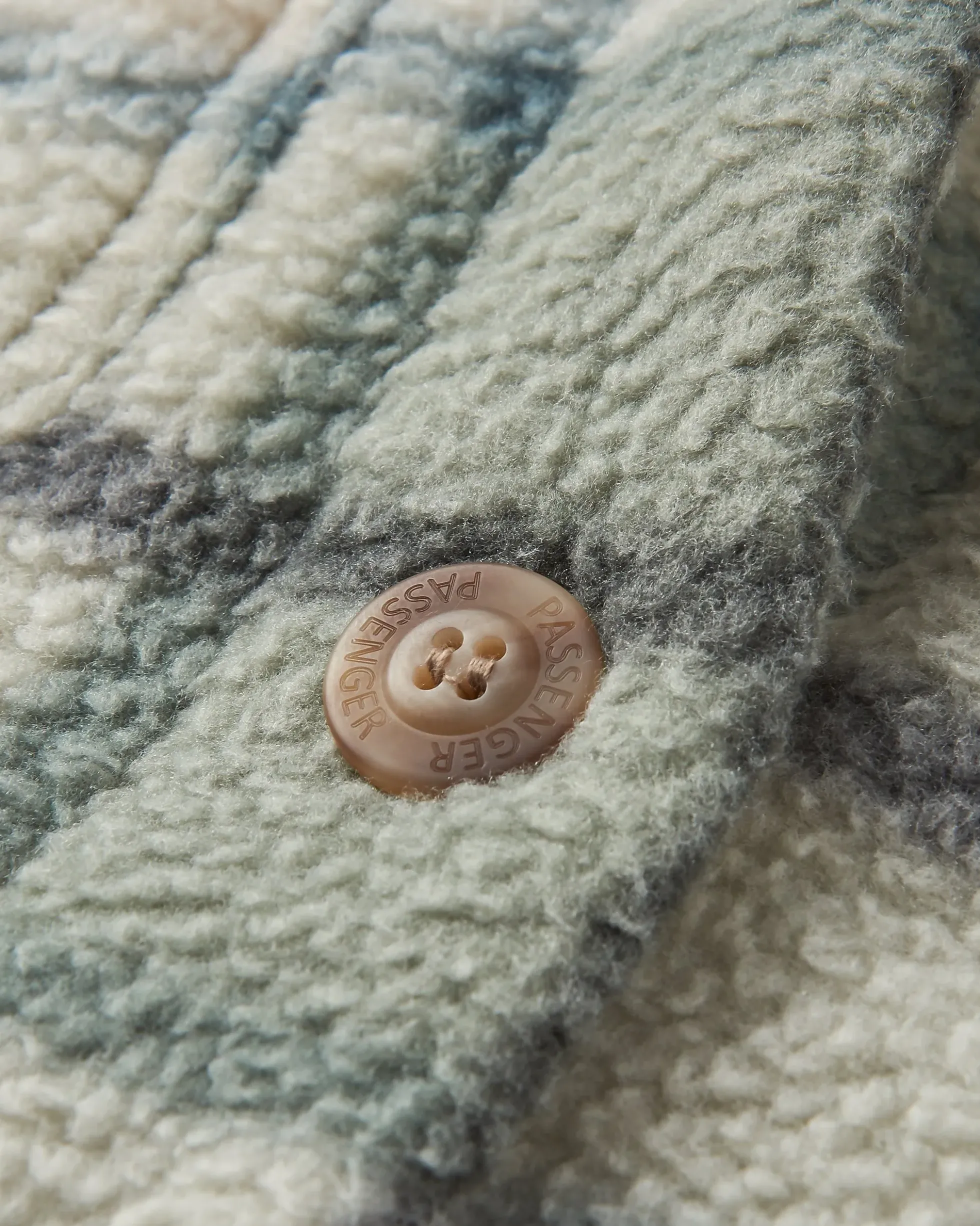 Damen Cloudy Sherpa Fleece Hemd