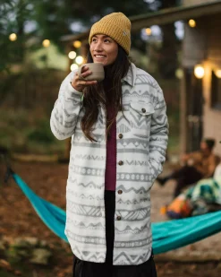 Damen Cloudy Sherpa-Fleece-Hemd