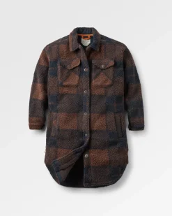 Damen Cloudy Sherpa Fleece Hemd