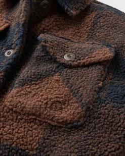 Damen Cloudy Sherpa Fleece Hemd