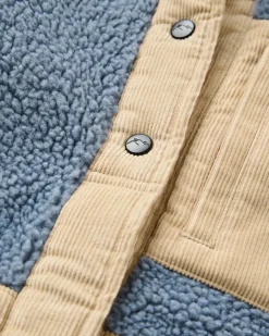 Damen Clover Sherpa Kapuzen Fleece