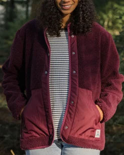 Damen Clover Tieflor-Sherpa-Fleece
