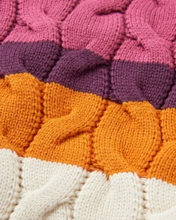 Damen Comfort Stripe Bio-Gestrickter Pullover