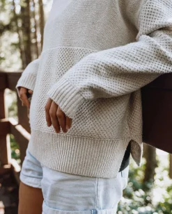 Damen Cove 2.0 Bio-Baumwolle Strickpullover