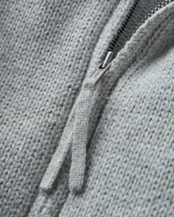 Damen Cove Full Zip Gestrickter Hoodie
