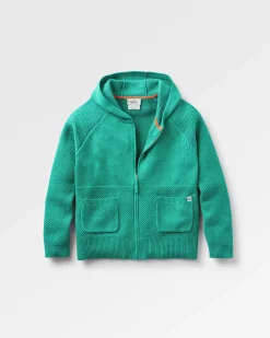 Damen Cove Full Zip Gestrickter Hoodie