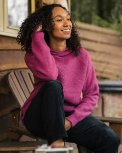 Damen Cove Gestrickter Hoodie