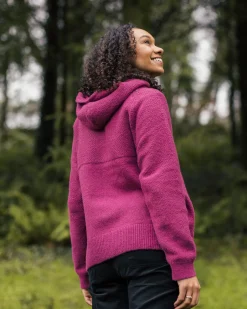 Damen Cove Gestrickter Hoodie