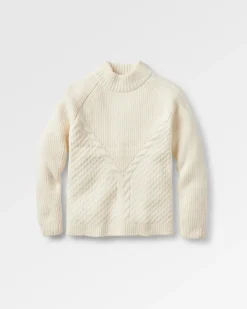 Damen Cozy Kabel-Strick-Pullover