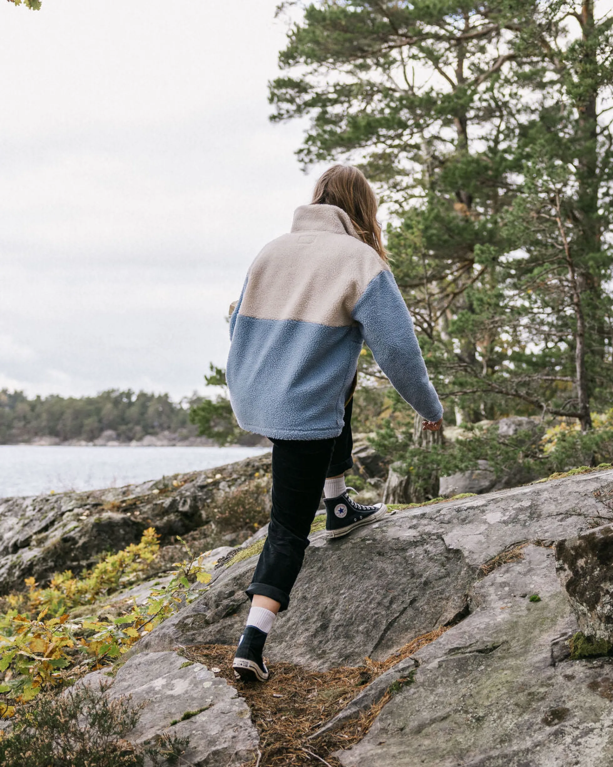 Damen Create Tiefflor-Sherpa-Fleece