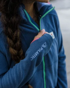 Damen Crest Polartec® Fleece-Kapuzenpullover