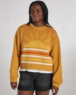 Damen Dawner Gestrickter Pullover