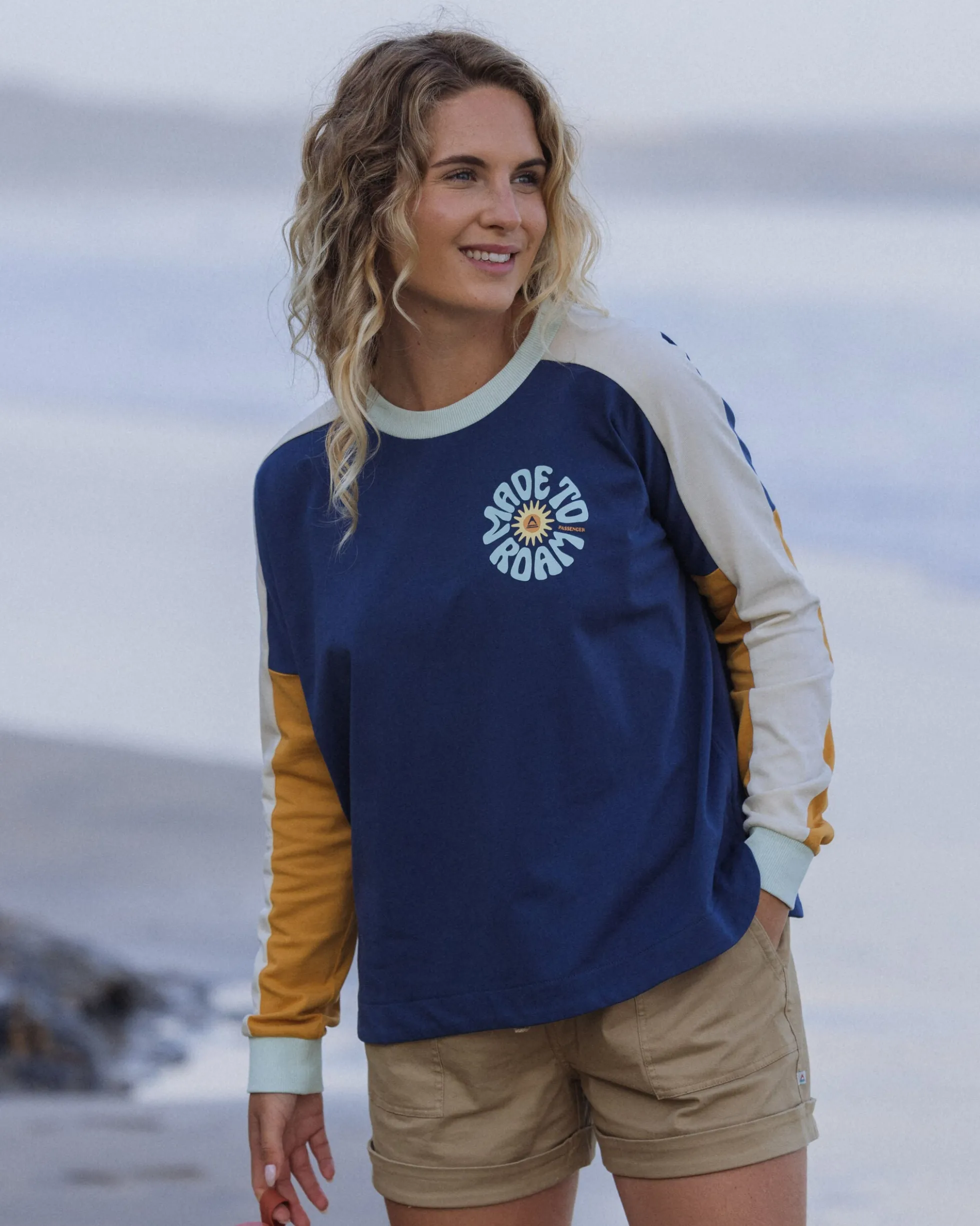Damen Easy Days Bio-Baumwoll Langarmshirt
