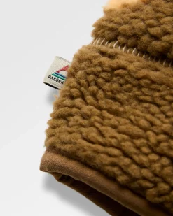 Damen Fairbanks Fleecejacke mit durchgehendem Reißverschluss aus Sherpa-Fleece – Mountain Sunset Multi