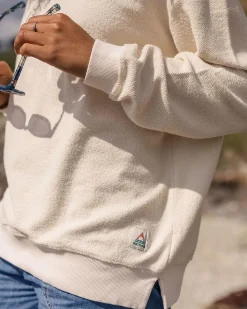 Damen Fauna Bio-Baumwoll Strukturiertes Sweatshirt