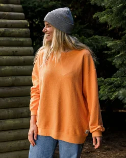 Damen Fauna Bio-Baumwoll Strukturiertes Sweatshirt