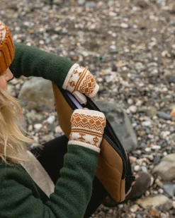Damen Flurry Fleece-gefütterte fingerlose Fäustlinge