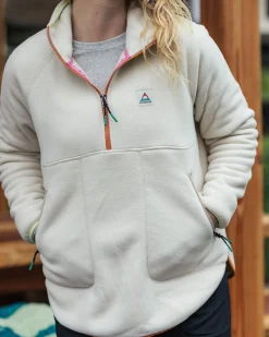 Damen Folksy Sherpa-Fleece