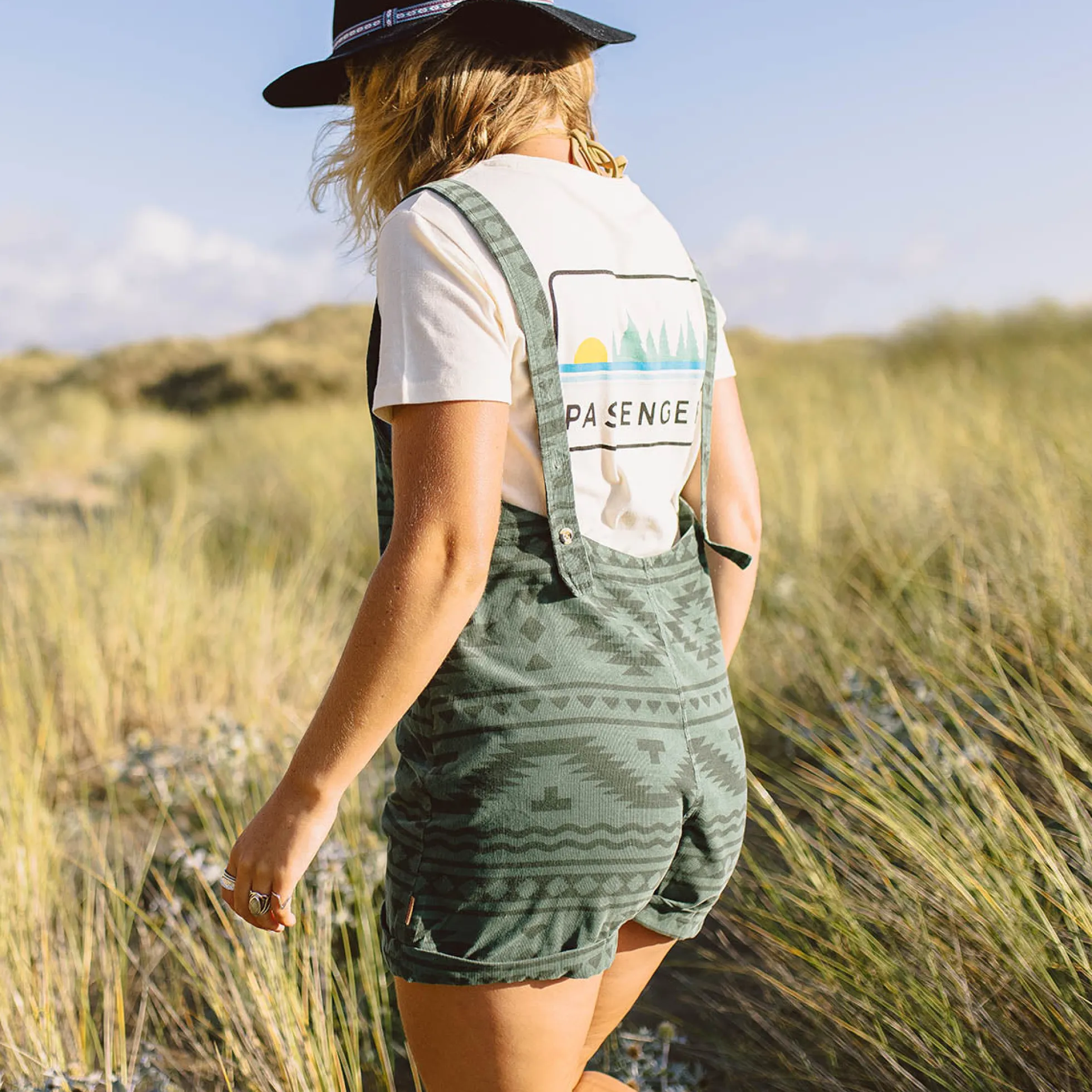 Damen Fun Days Cord Playsuit