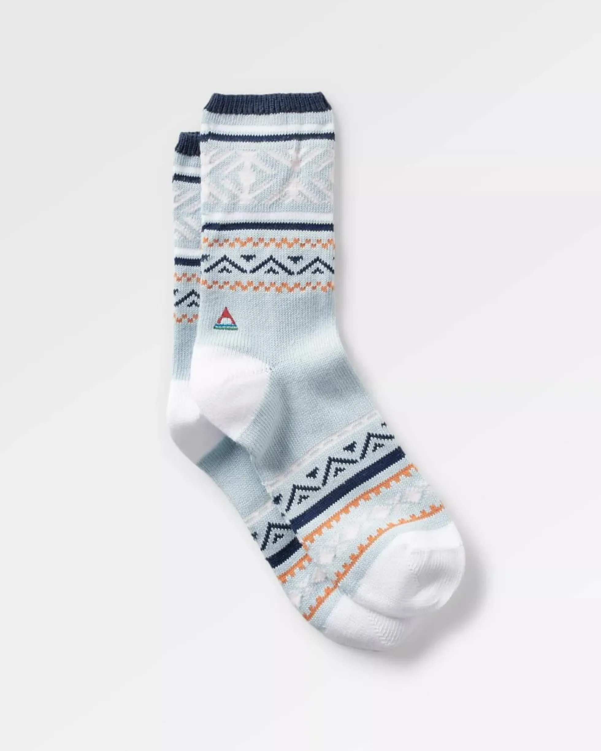 Damen Gemusterte Bio-Socken mittelschwer