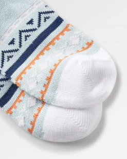 Damen Gemusterte Bio-Socken mittelschwer
