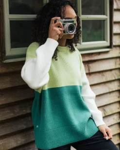 Damen Gondwana Bio Oversized Gestrickter Pullover