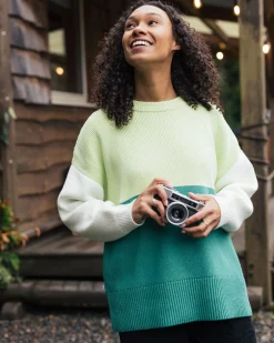 Damen Gondwana Bio Oversized Gestrickter Pullover