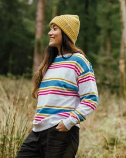 Damen Graceful strukturiertes Langarm-Top