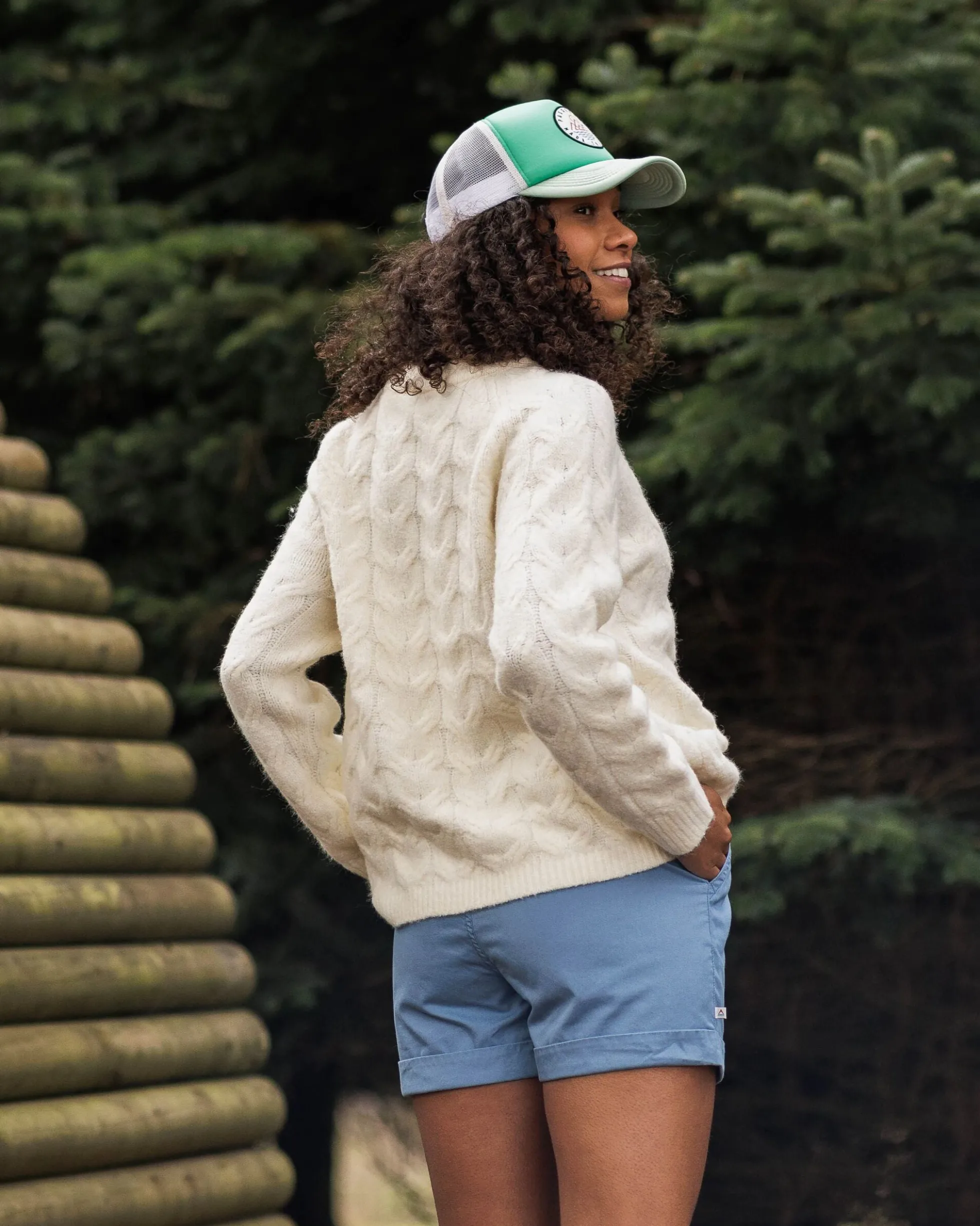 Damen Harvest Gestrickter Pullover