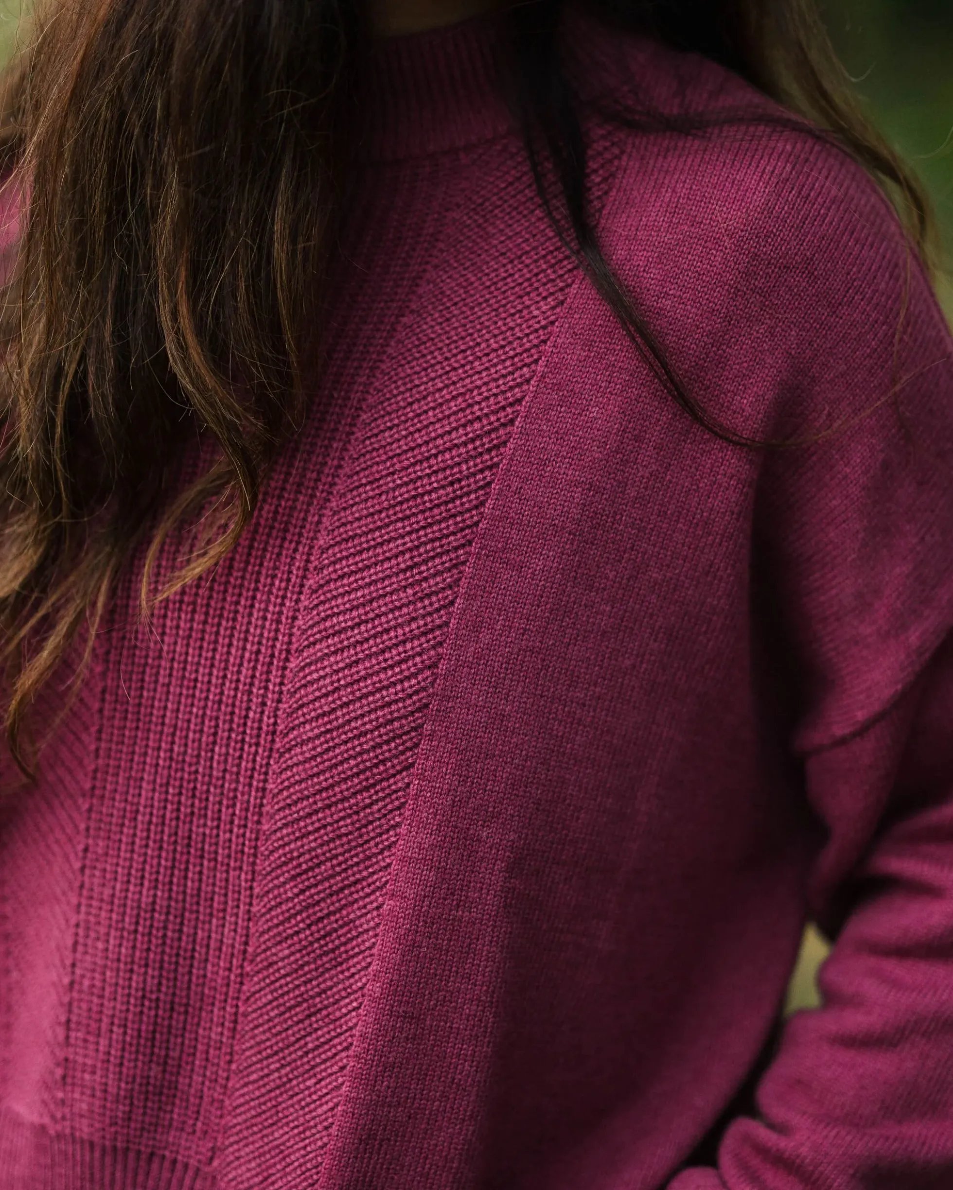 Damen Hideout Übergroßer Bio-Strickpullover