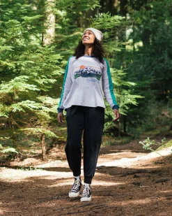 Damen Hilltop Bio-Baumwolle LS T-Shirt