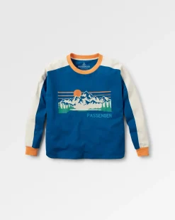 Damen Hilltop Natürliches Baumwolle Langarm T-Shirt