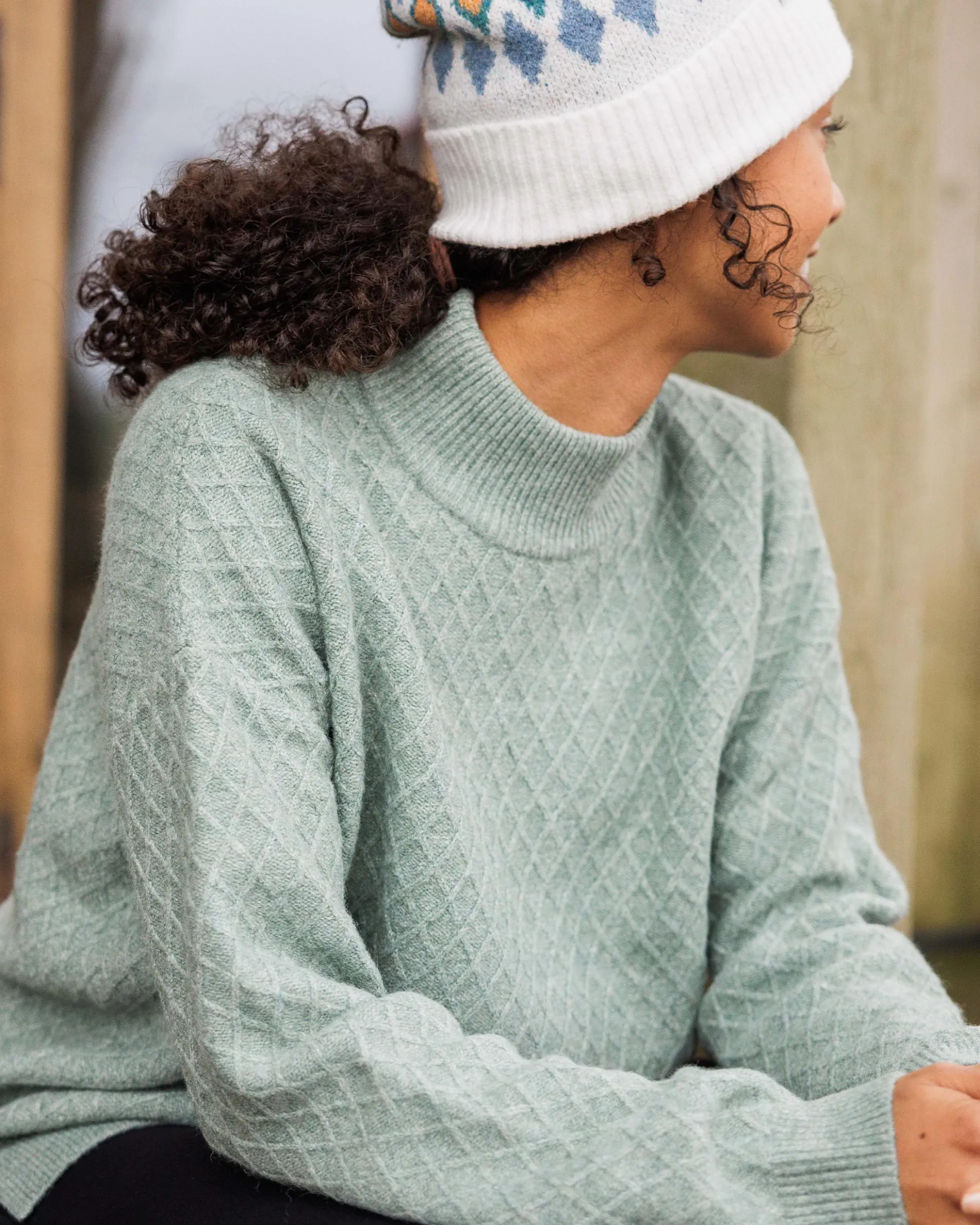Damen Hinterland Strickpullover