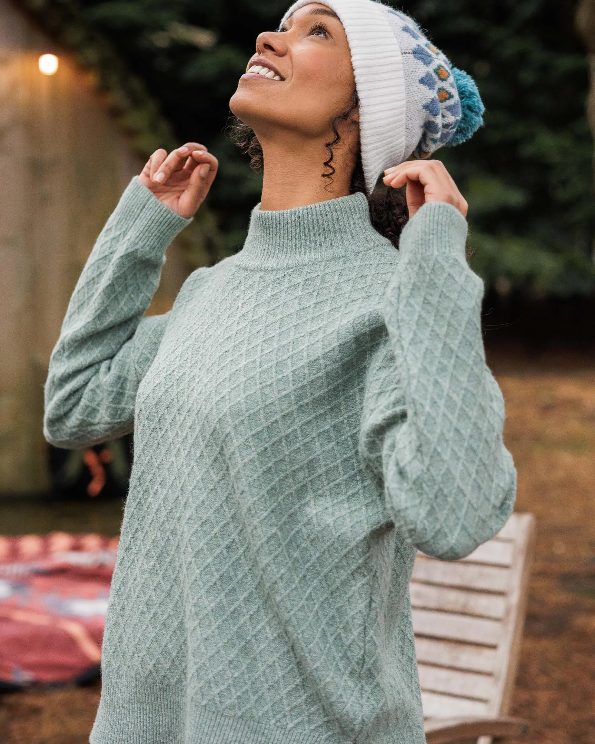 Damen Hinterland Strickpullover