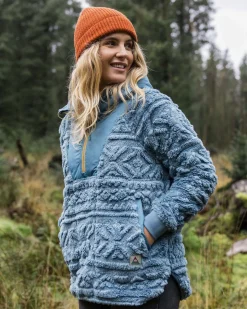 Damen Holistic Sherpa Kapuzenfleece