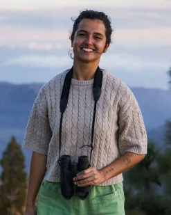 Damen Homely Kurzarm-Strickpullover